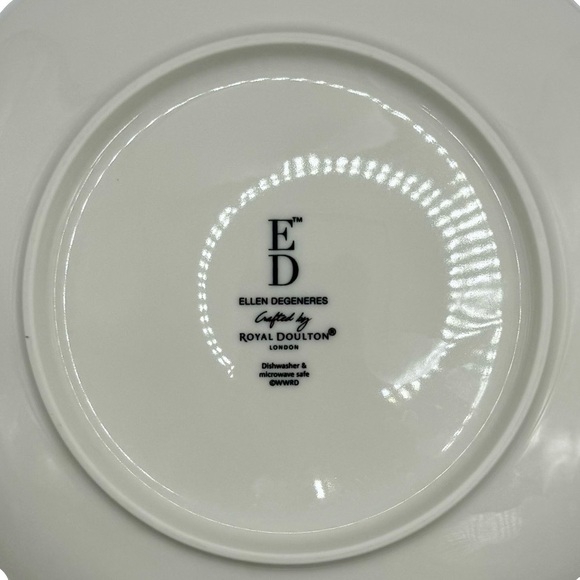 ED by Ellen DeGeneres, Royal Doulton in London 8.5” Plate Set of 4 - Picture 6 of 7